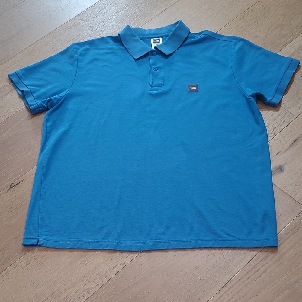 The North Face Polo Shirt Men's sz XL Pima Cotton Shirt Sleeve Golf Active Shirt